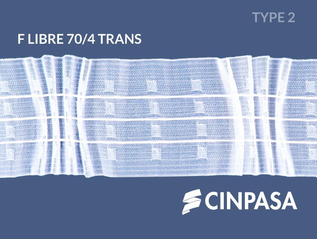 Fronceurs libres transparent 